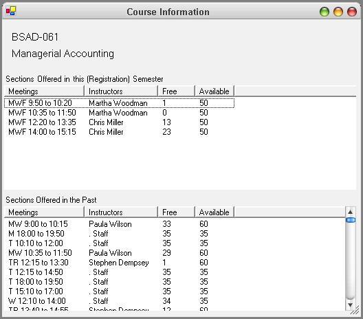 Course Information