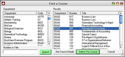 Find a Course